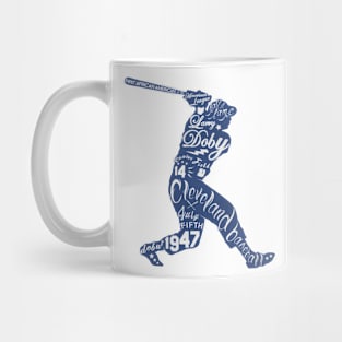 Larry Doby Cleveland Letters Mug